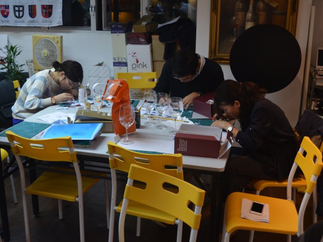 2015-12-30 Glass Etching cum Wine Tasting Workshop